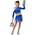 Cheerleader USA Bleue Costume Fille