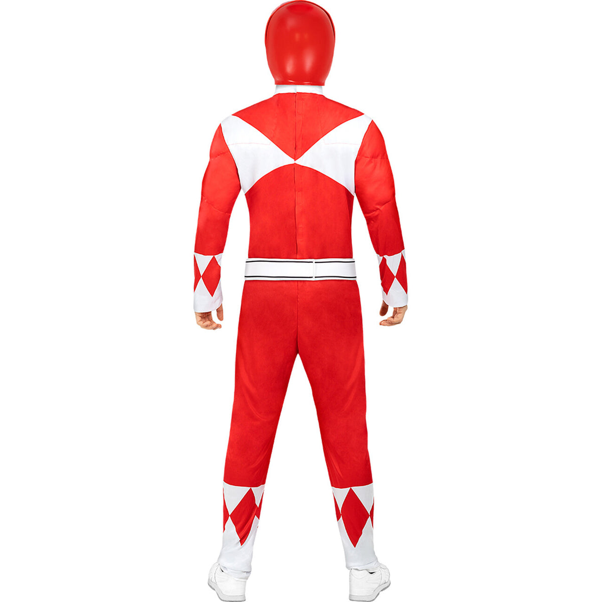 Op deze afbeelding zie je een Accessoires, van het merk Funidelia. Dino Helm Rode Power Ranger