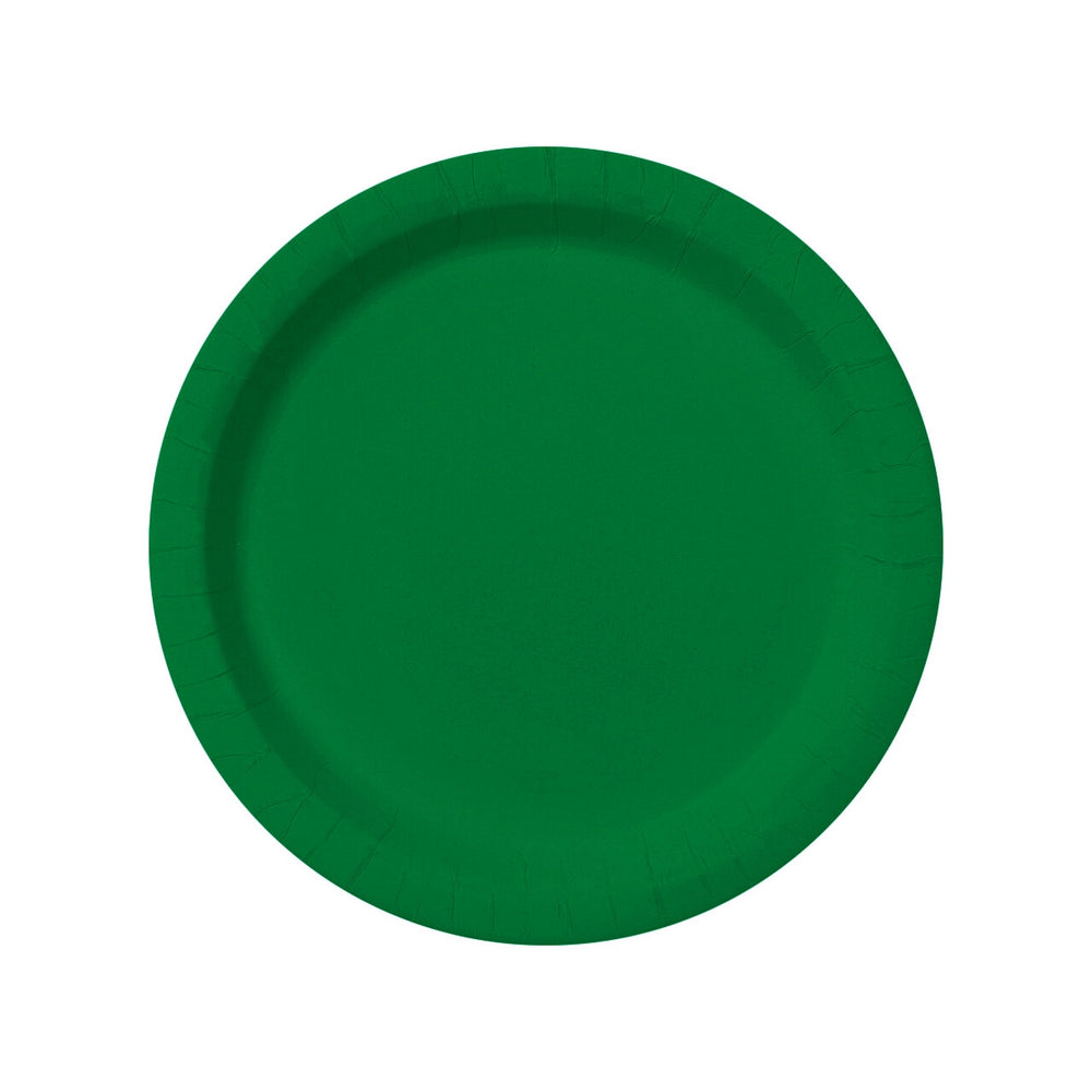 Op deze afbeelding zie je een Decoratie, van het merk Funidelia. 8 Borden Bosgroen 23 Cm