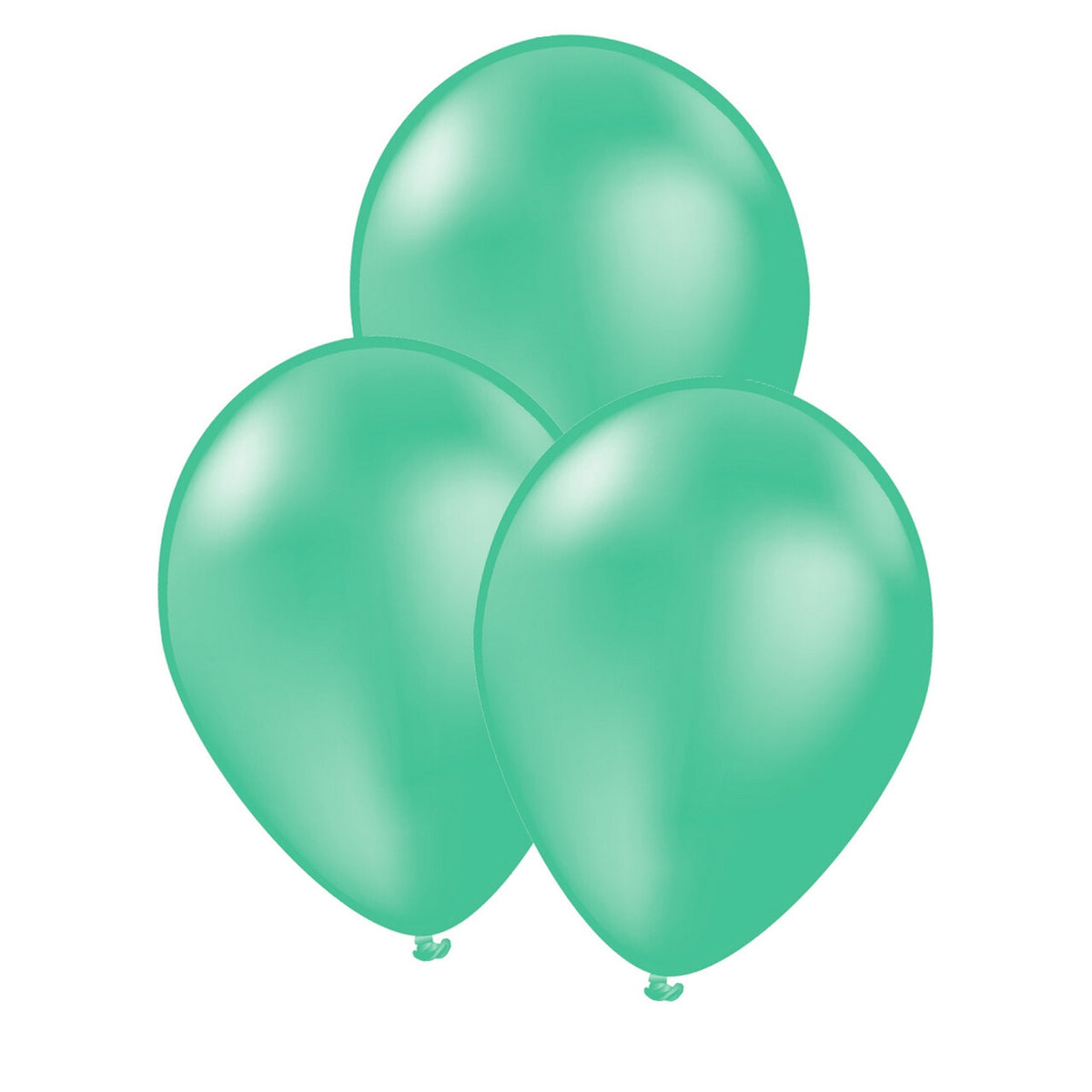 Op deze afbeelding zie je een Decoratie, van het merk Funidelia. Mint Groene Latex Ballonnen 10 Stuks