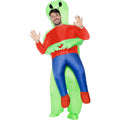 Ontvoerd Door Een Opblaasbare Alien Unisex Kostuum