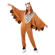 Op deze afbeelding zie je een Kostuums, van het merk Funidelia. De Onwijze Leuke Uil Unisex Kostuum
