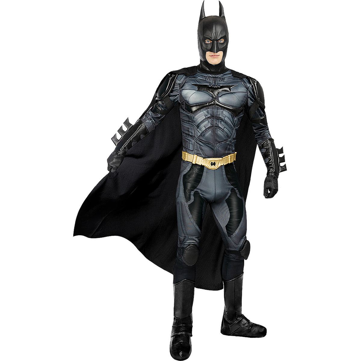 Op deze afbeelding zie je een Kostuums, van het merk Funidelia. The Dark Knight Batman Diamond Edition Kostuum