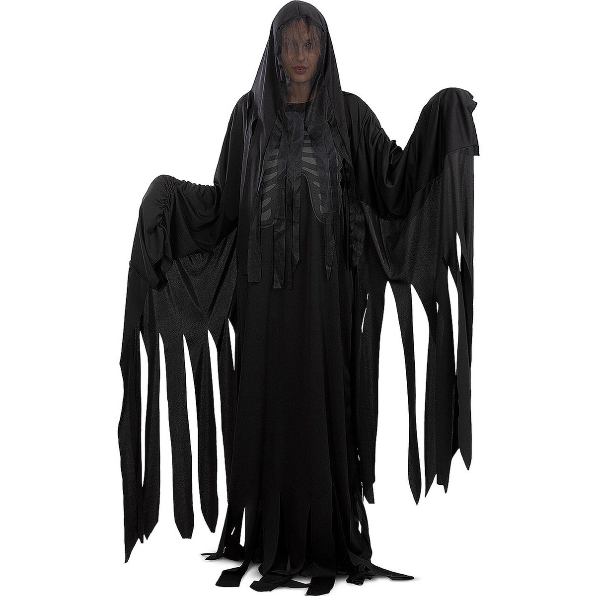 Op deze afbeelding zie je een Kostuums, van het merk Funidelia. Kwellende Dementor Harry Potter Kostuum