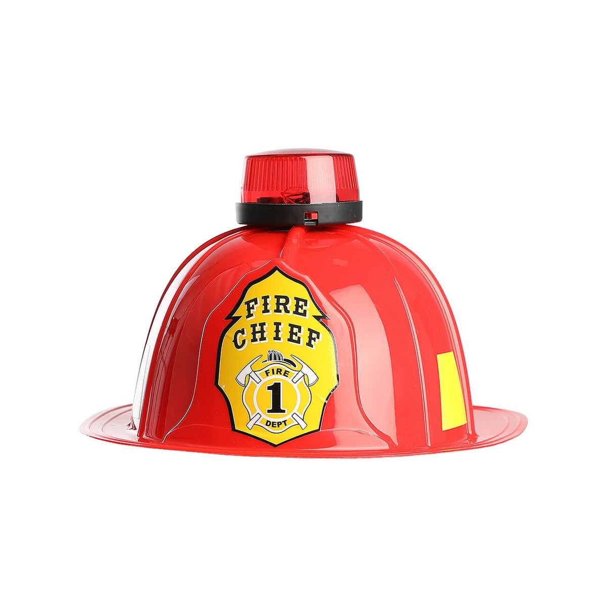 Op deze afbeelding zie je een Accessoires, van het merk Funidelia. Fire Chief Helm Met Sirene En Licht