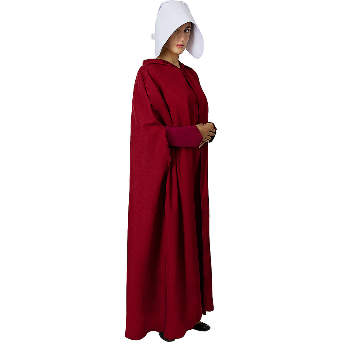 Op deze afbeelding zie je een Kostuums, van het merk Funidelia. The Handmaids Tale June Vrouw Kostuum