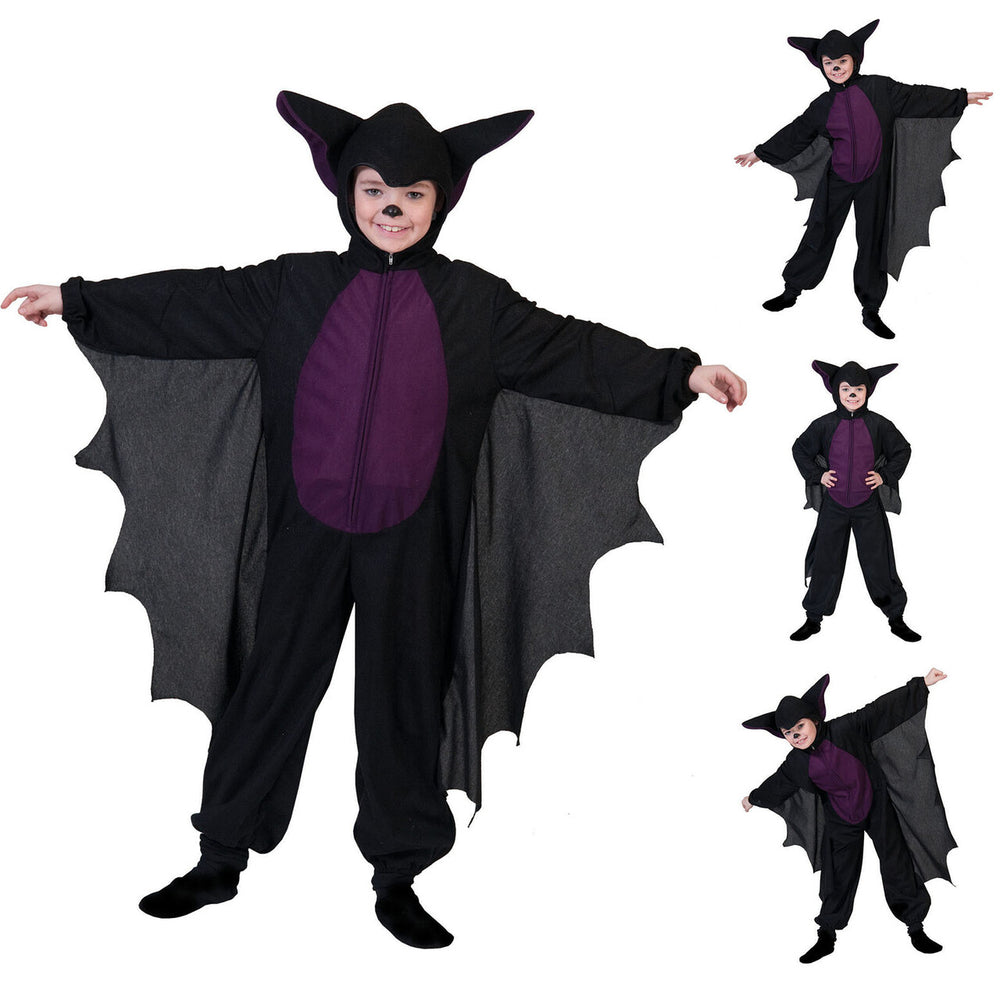 Op deze afbeelding zie je een Kostuums, van het merk Funny Fashion. Geinige Kinder Vleermuis Kind Kostuum