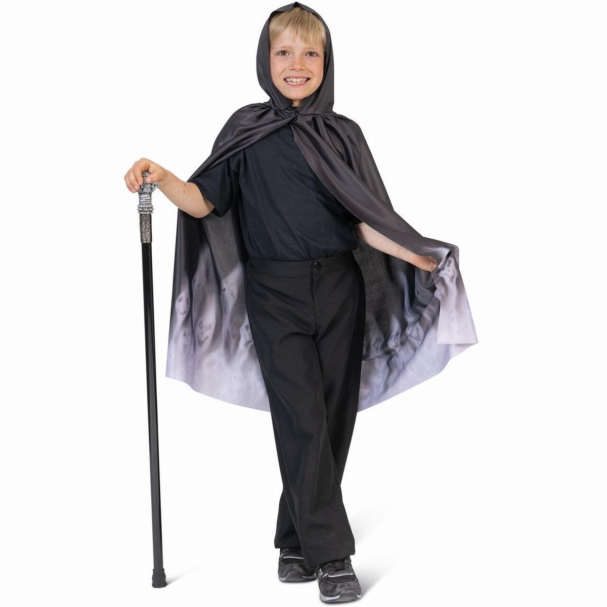 Op deze afbeelding zie je een Kostuums, van het merk Funny Fashion. Geestige Cape Kind