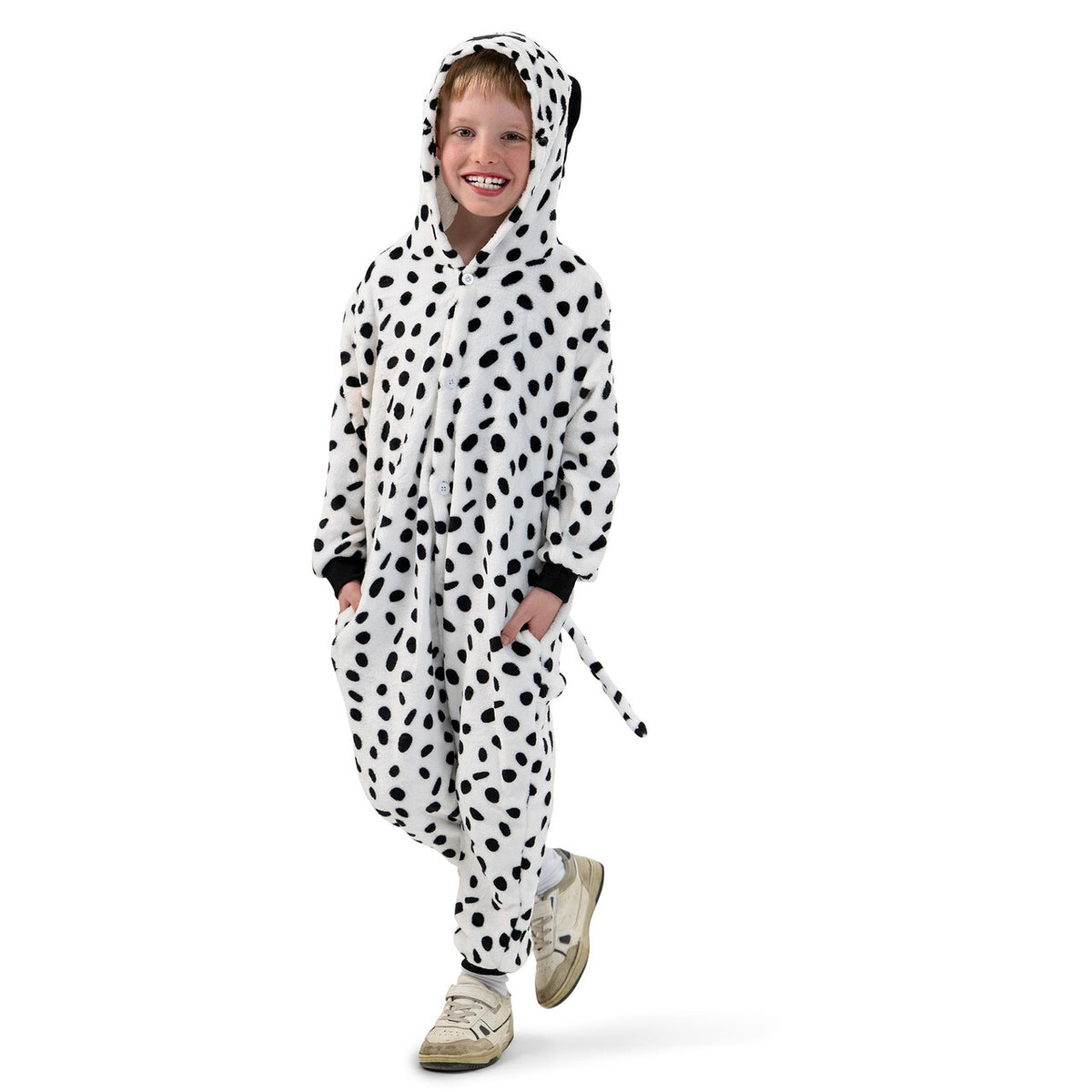 Op deze afbeelding zie je een Kostuums, van het merk Funny Fashion. 1 Van De 100 Dalmatiers Kind Kostuum