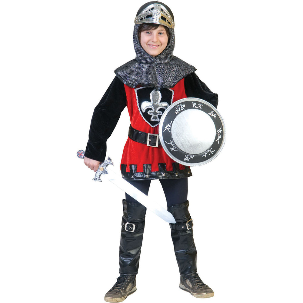 Op deze afbeelding zie je een Kostuums, van het merk Funny Fashion. Kentgeenvrees Ridder Jongen Kostuum