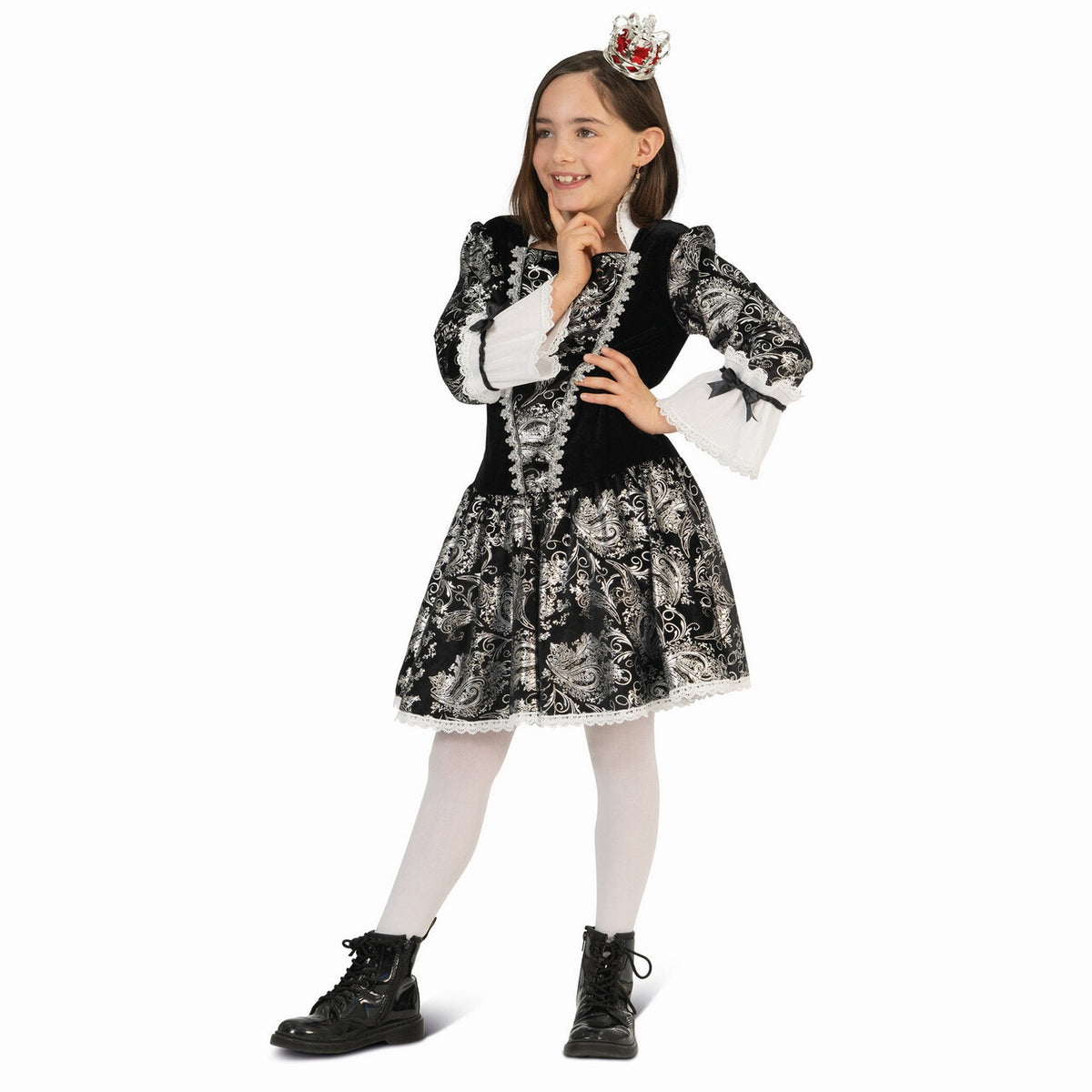 Op deze afbeelding zie je een Kostuums, van het merk Funny Fashion. Luxe Barok Dame Barones Van Mooileven Meisje Kostuum