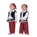 Mini Pirate Rouge Et Noir Puissant Costume