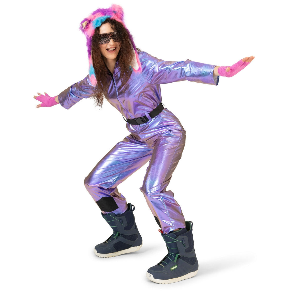 Op deze afbeelding zie je een Kostuums, van het merk Funny Fashion. Ski Pak Sneeuw Diva Vrouw