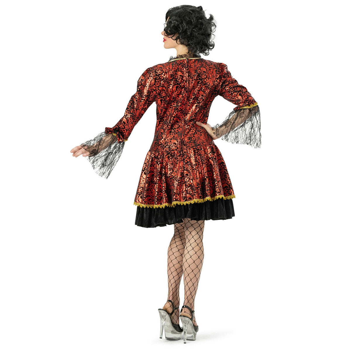 Op deze afbeelding zie je een Kostuums, van het merk Funny Fashion. Deftige Hofdame Van Kasteel Chiqueville Vrouw Kostuum