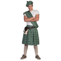 Highlander Écossais Vert Tartan Costume