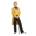 Veste Queue-De-Pie Dorée Costume