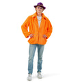 Veste En Peluche Orange