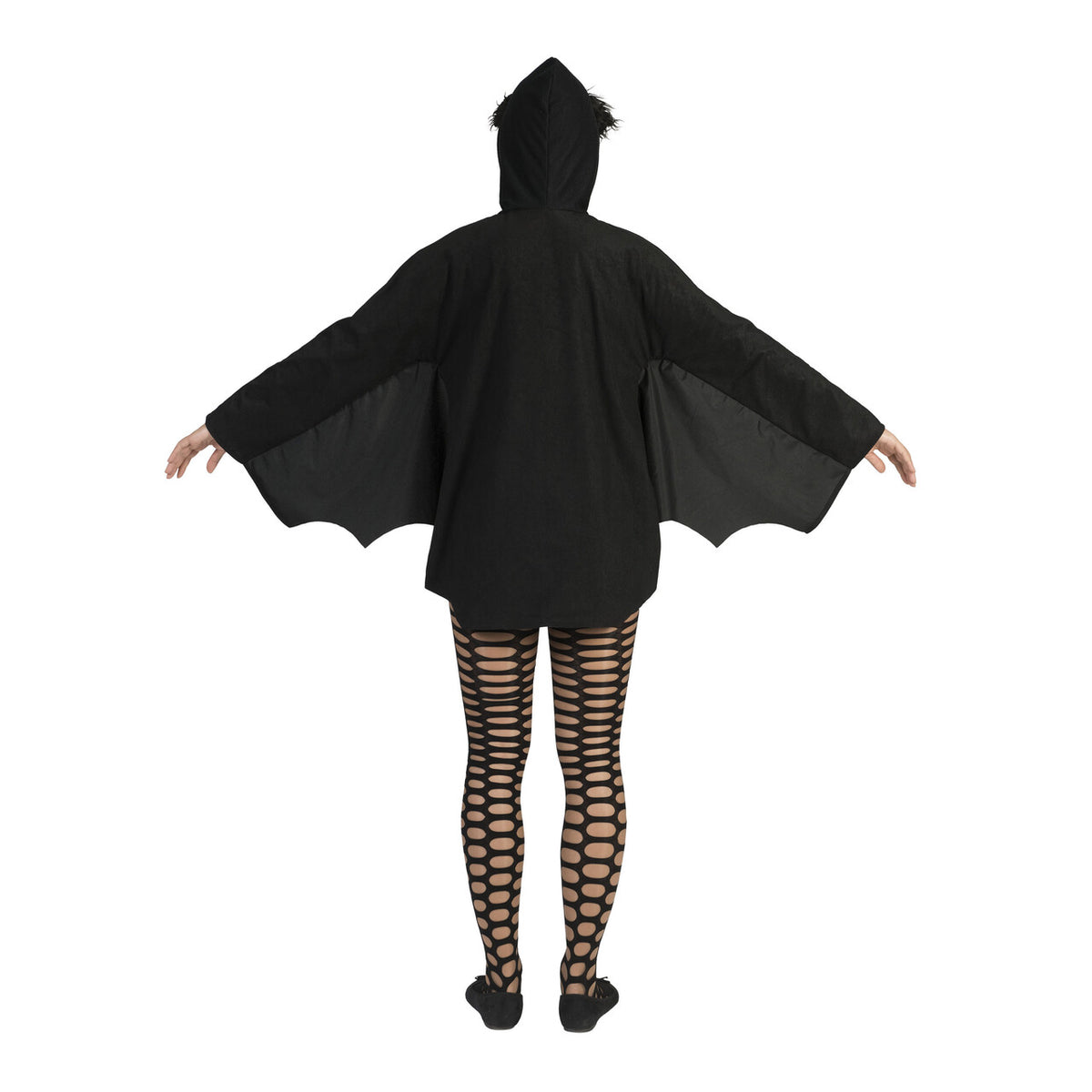 Op deze afbeelding zie je een Kostuums, van het merk Funny Fashion. Snoezelige Zwarte Cape Vrouw Kostuum