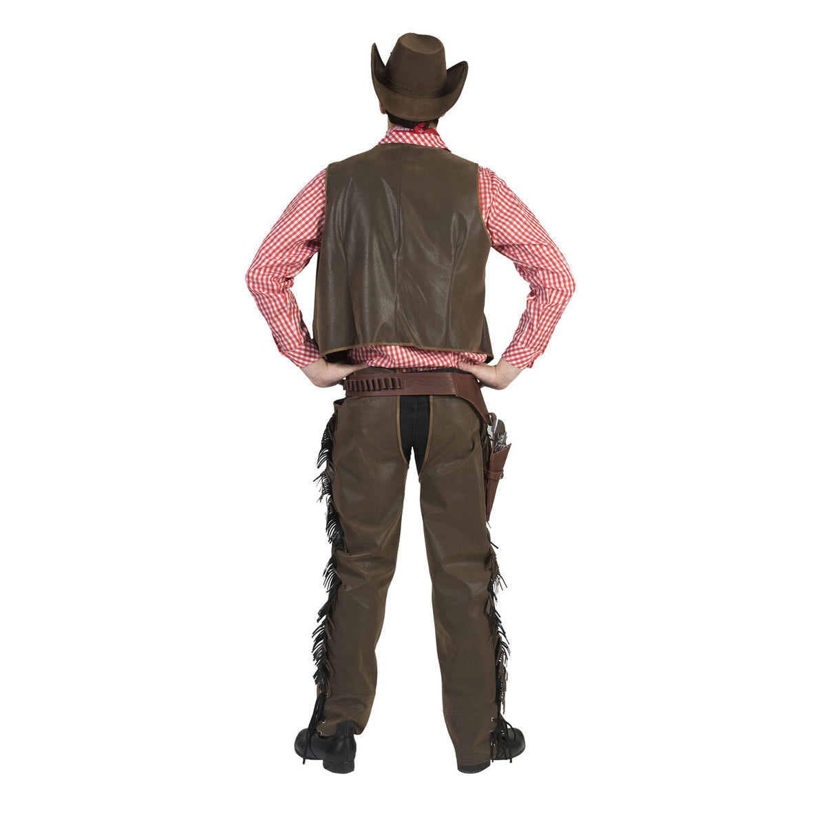 Op deze afbeelding zie je een Kostuums, van het merk Funny Fashion. Wild West Wade Man Kostuum