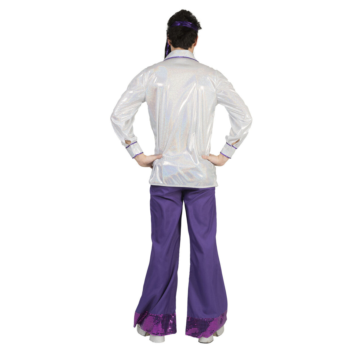 Op deze afbeelding zie je een Kostuums, van het merk Funny Fashion. Jaren 70 Sammy Shirt Man