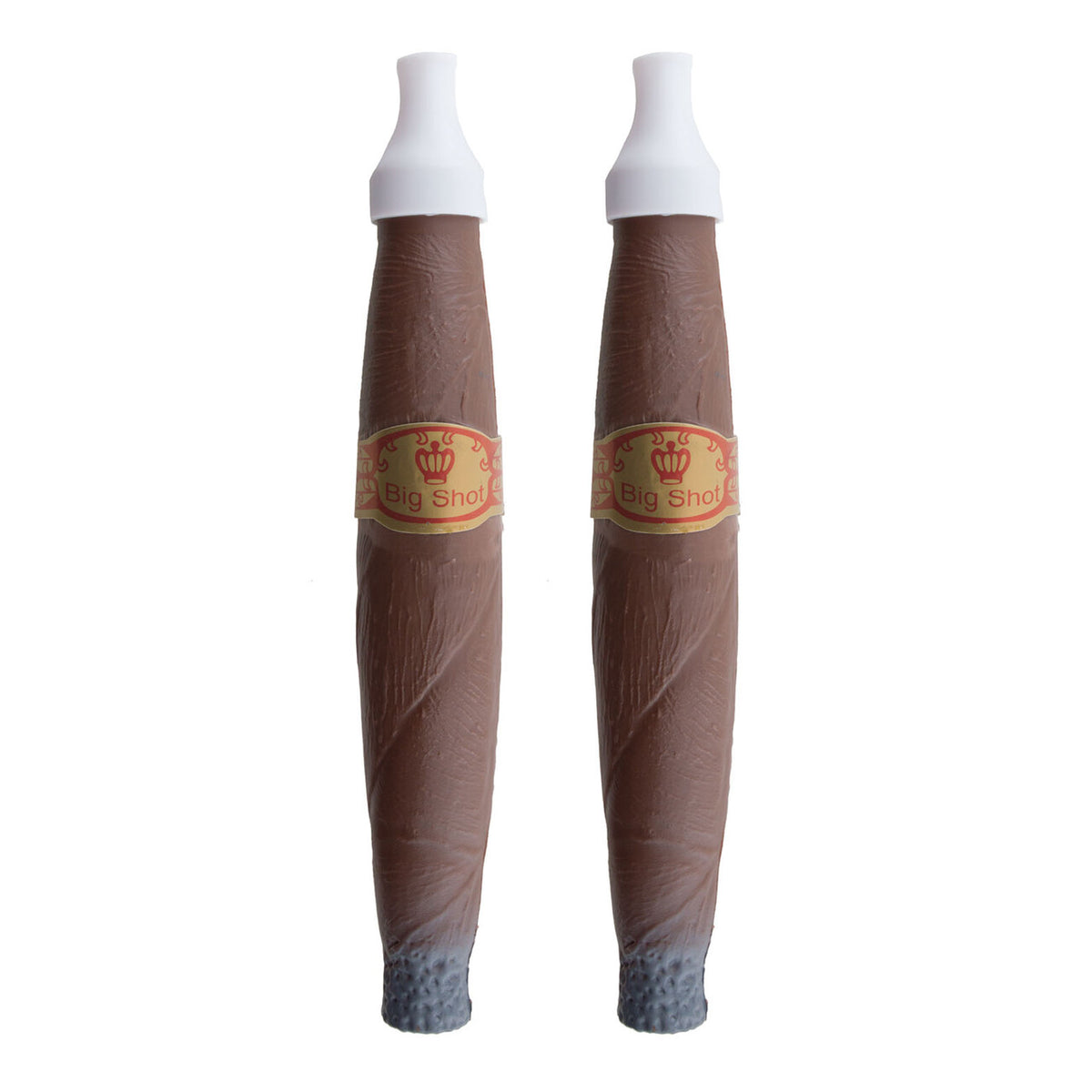 Op deze afbeelding zie je een Accessoires, van het merk Funny Fashion. 2 Dikke Havanna Sigaren 28 Centimeter