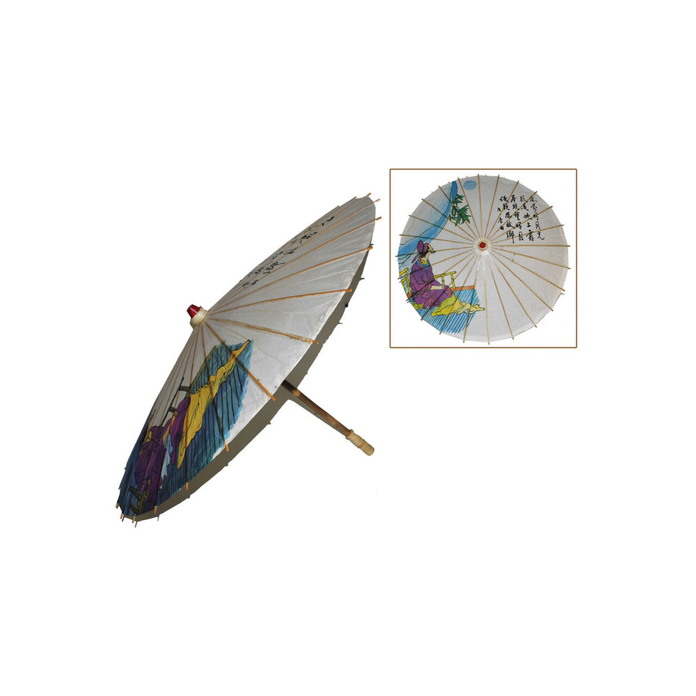 Op deze afbeelding zie je een Accessoires, van het merk Funny Fashion. Chinese Paraplu Rijst Papier 85 Centimeter