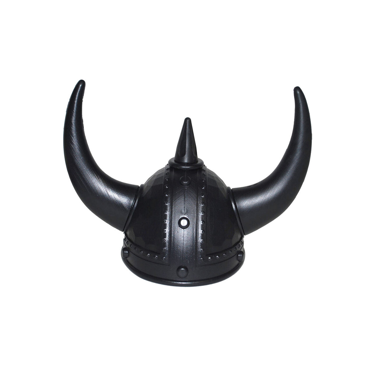 Op deze afbeelding zie je een Accessoires, van het merk Funny Fashion. Venijnige Viking Helm Met Zwarte Hoorns