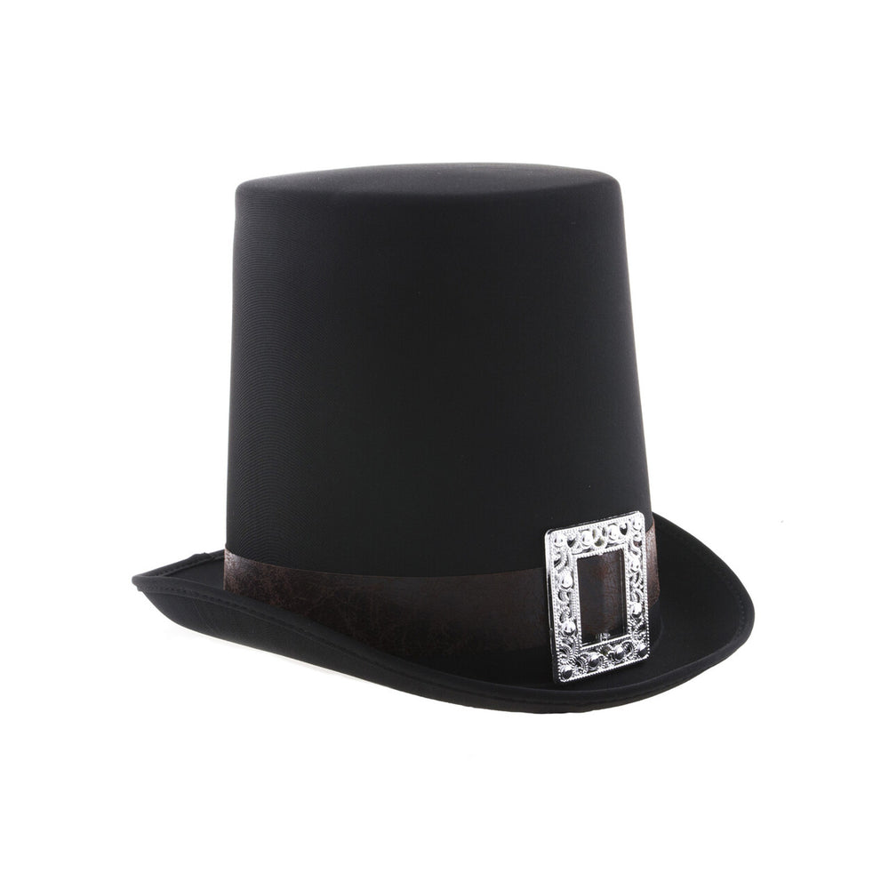 Op deze afbeelding zie je een Accessoires, van het merk Funny Fashion. Duistere Hoge Hoed Met Gesp