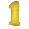 Ballon Chiffre En Feuille Numéro 1 Or XL 102cm