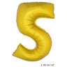 Ballon Chiffre 5 Or XL 102cm