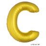 Ballon Lettres C Or XL 102cm