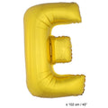 Ballon Lettre E Or XL 102 Cm (Vide)