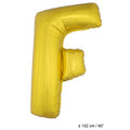 Ballon Lettre F Or XL 102cm