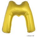 Ballon En Forme De Lettre M Or XL 102 Cm