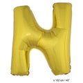 Ballon Lettre N En Or XL 102 Cm (Vide)