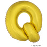 Ballon En Folie Lettre Q Or XL 102cm