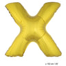 Ballon En Forme De Lettre X Or XL 102cm
