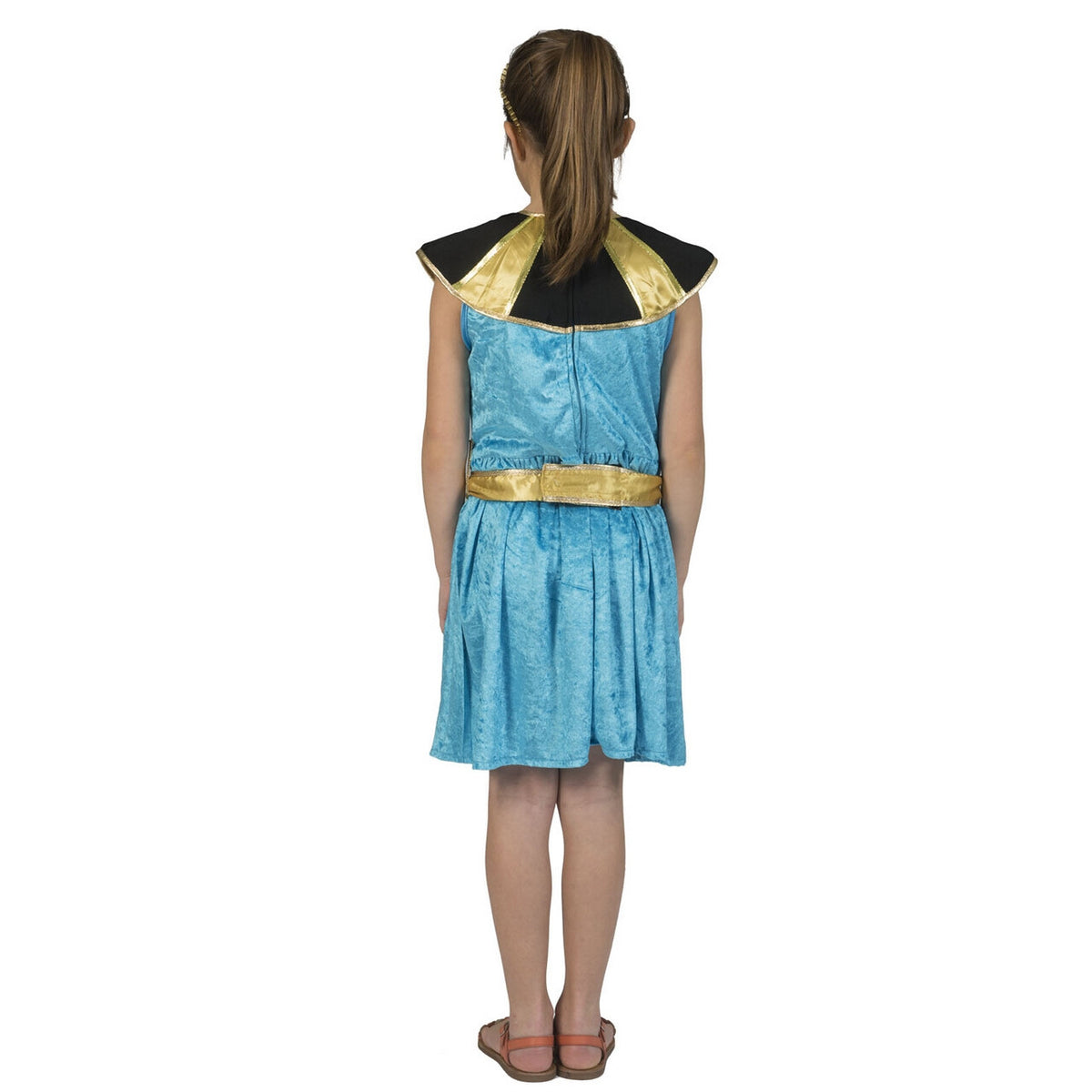 Op deze afbeelding zie je een Kostuums, van het merk Funny Fashion. Cleopatra Van Egypte Farao Meisje Kostuum