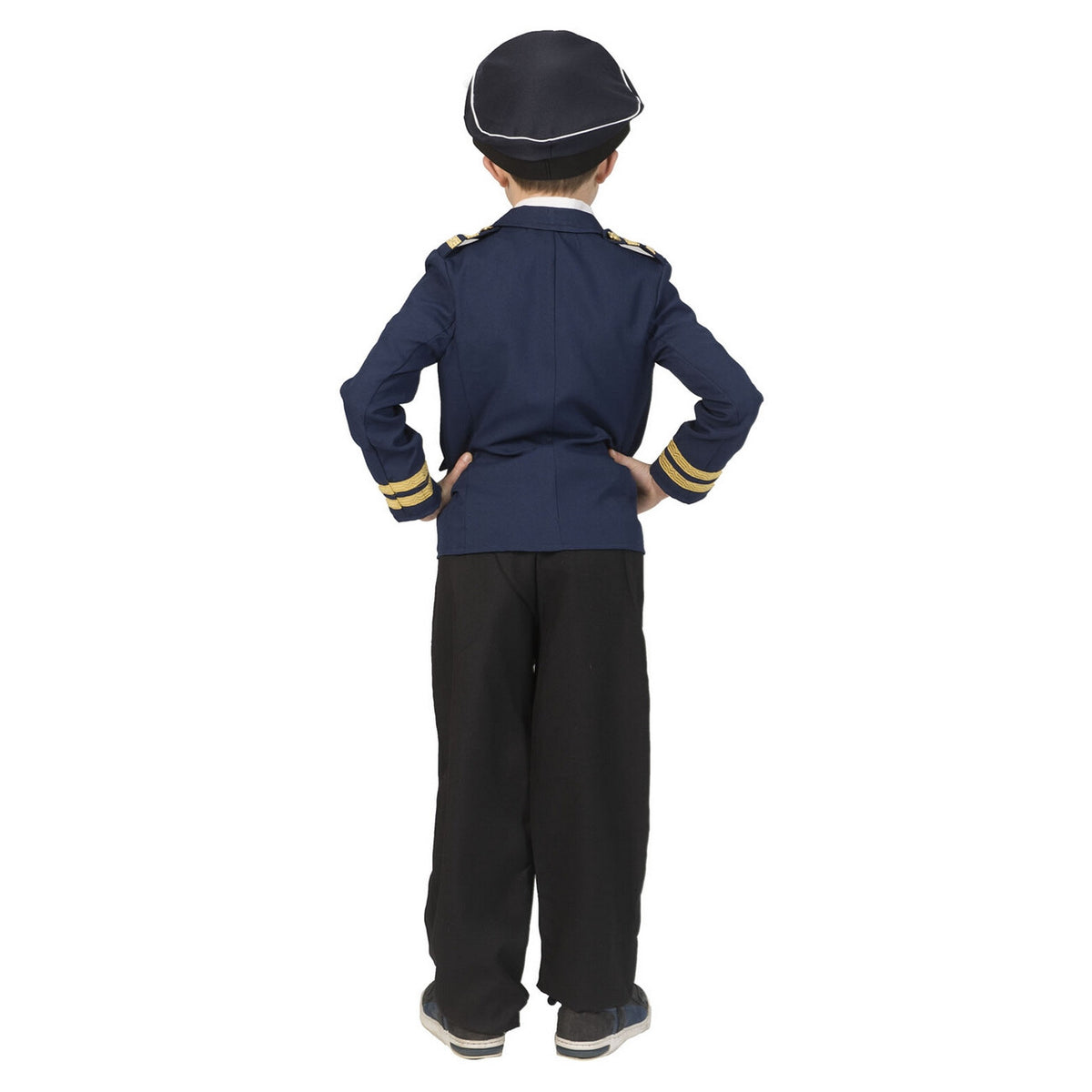 Op deze afbeelding zie je een Kostuums, van het merk Funny Fashion. Jas Piloot Airbus Jongen