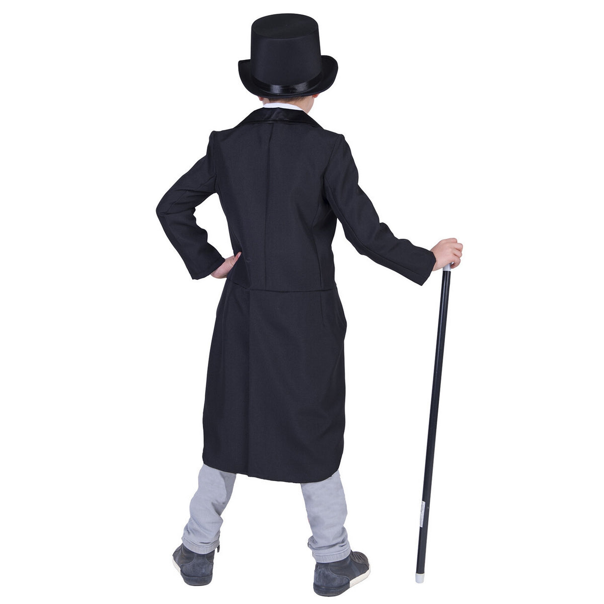 Op deze afbeelding zie je een Kostuums, van het merk Funny Fashion. Rijke Bankier City Londen Slipjas Jongen