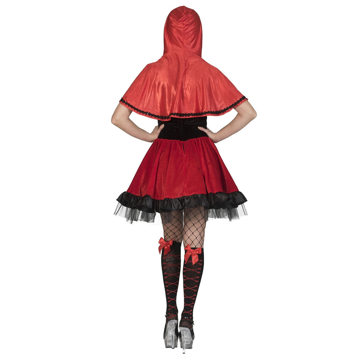 Op deze afbeelding zie je een Kostuums, van het merk Funny Fashion. Onschuldig Roodkapje Op Weg Naar Grootmoeder Vrouw Kostuum
