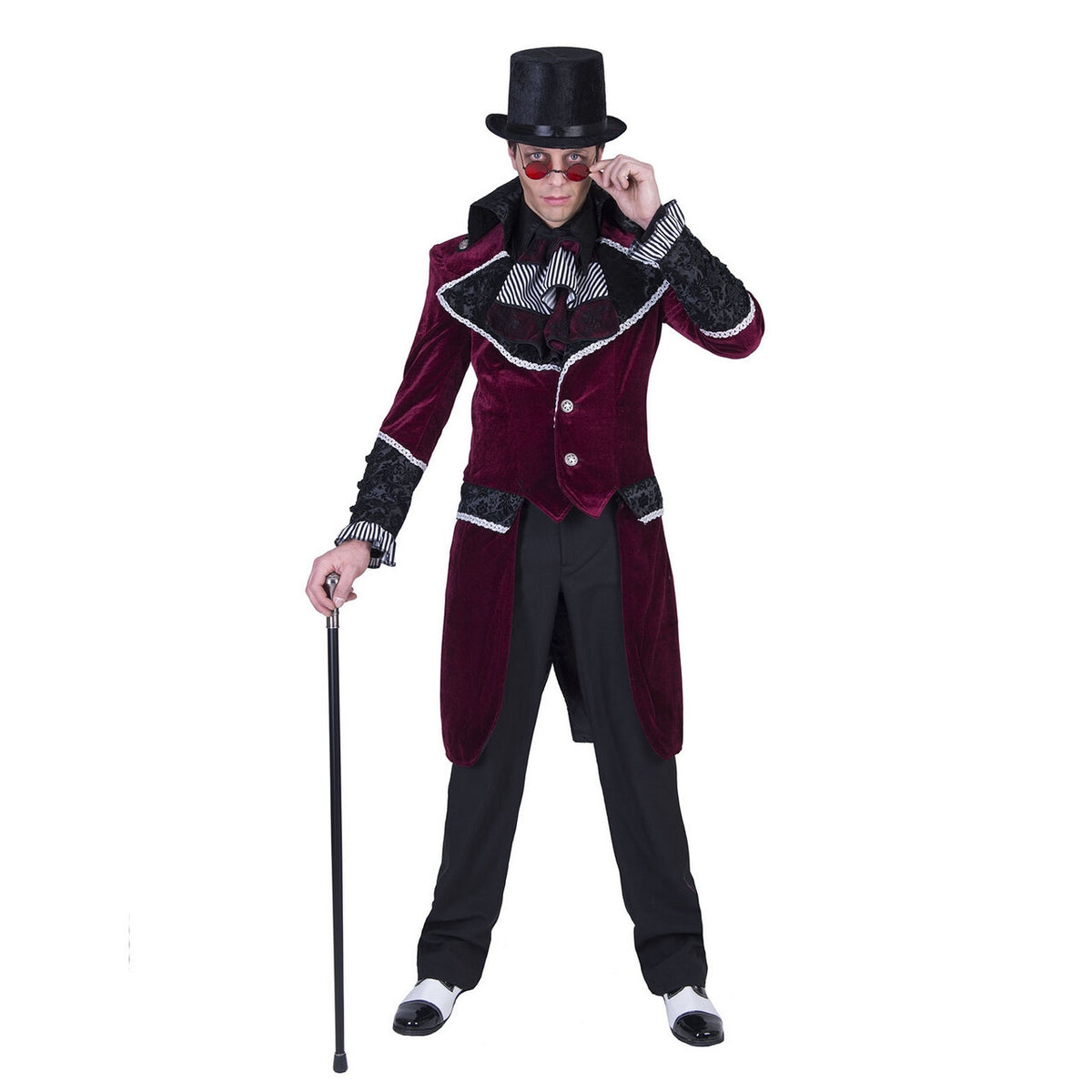 Op deze afbeelding zie je een Kostuums, van het merk Funny Fashion. Gotische Aristocraat Oud Londen Frackjas Man