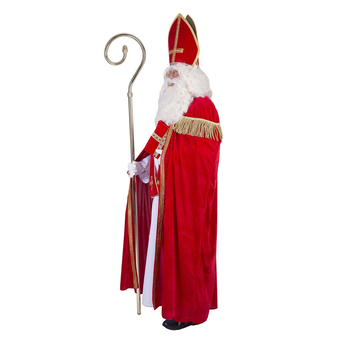 Op deze afbeelding zie je een Kostuums, van het merk Funny Fashion. Weldoener Sint Nicolaas Man Kostuum