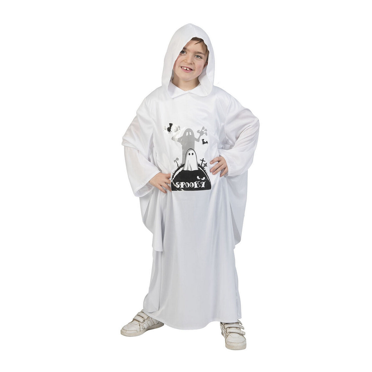 Op deze afbeelding zie je een Kostuums, van het merk Funny Fashion. Geest Tochtig Kerkhof Kind Kostuum