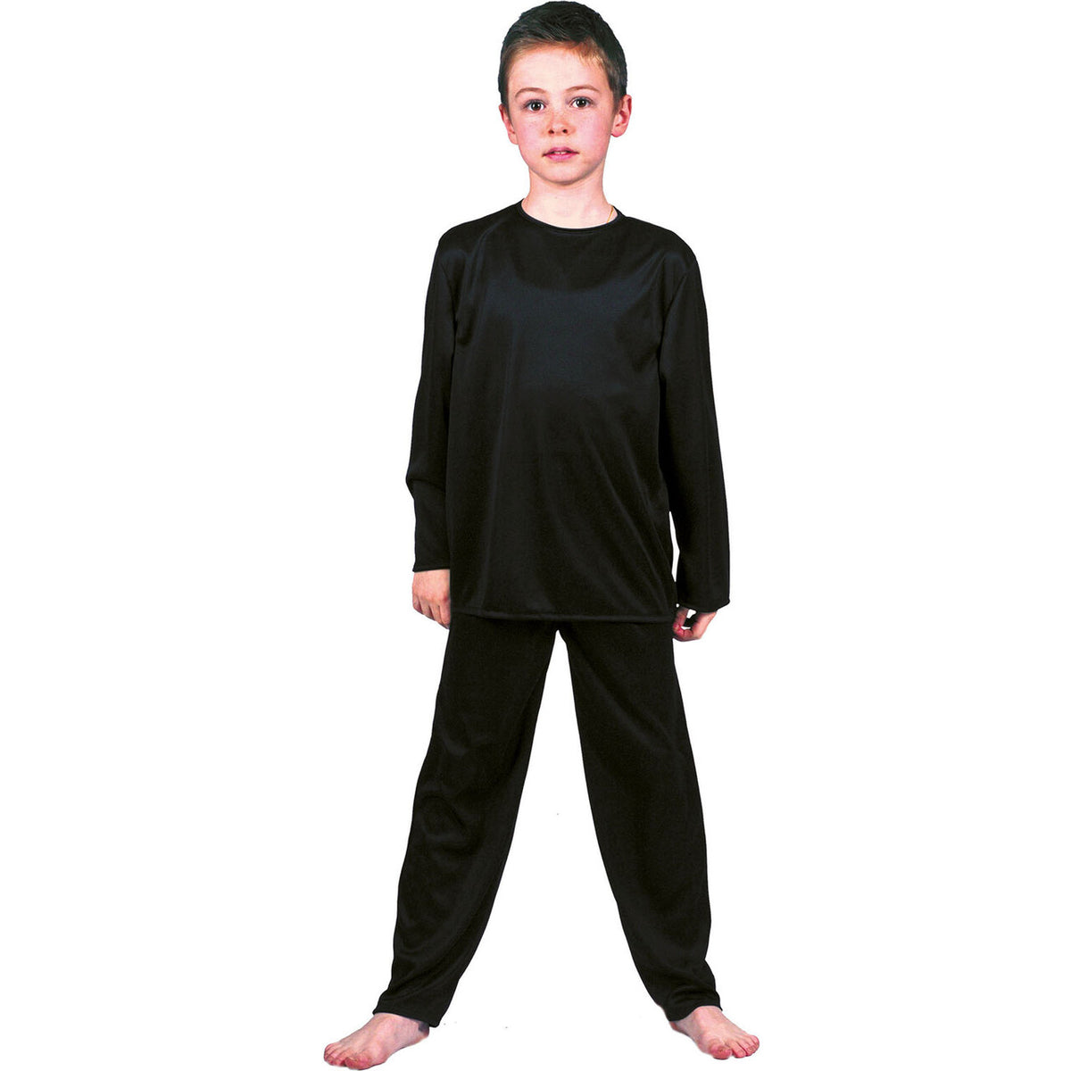 Op deze afbeelding zie je een Kostuums, van het merk Funny Fashion. Zwarte Inbreker Dief Van De Nacht Kind Kostuum