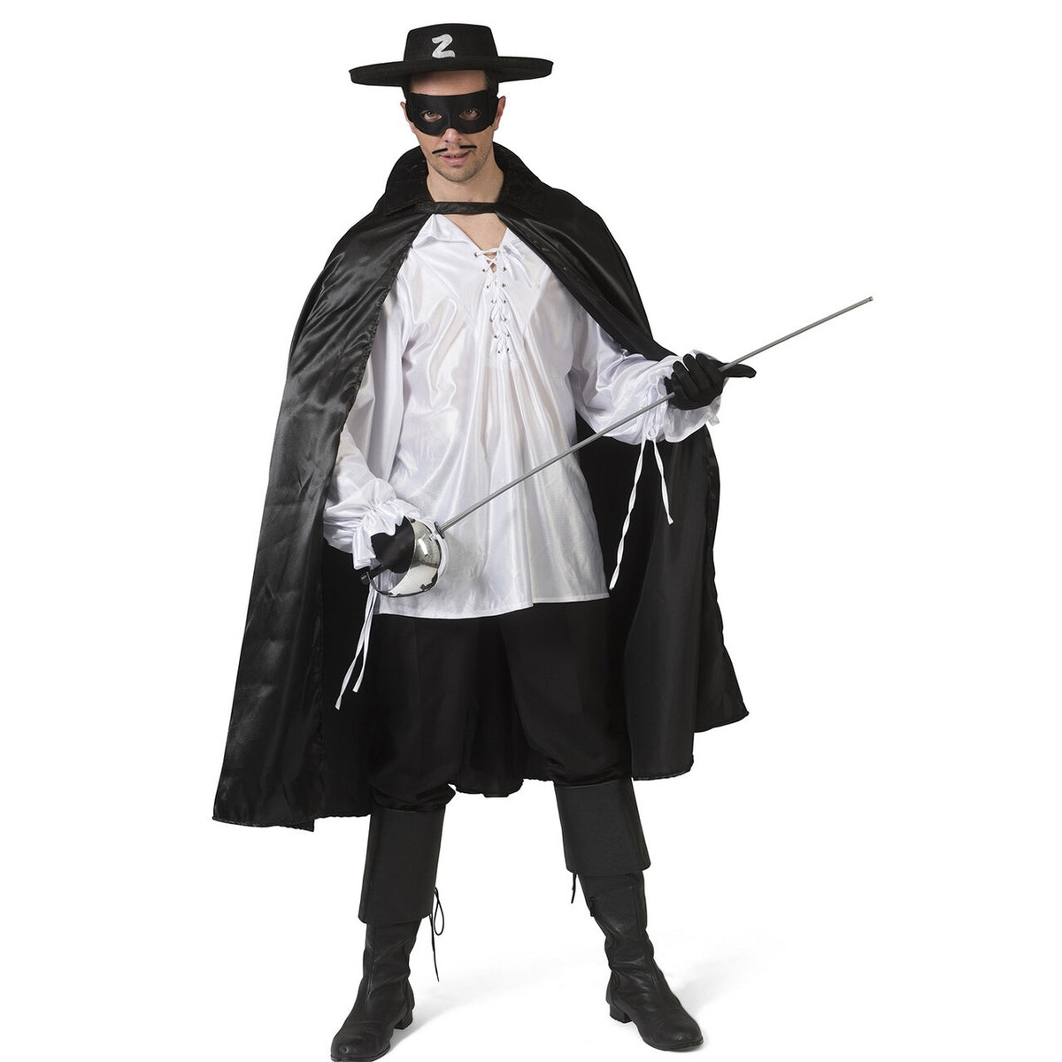Op deze afbeelding zie je een Kostuums, van het merk Funny Fashion. Zwarte Schaduw Schoudermantel