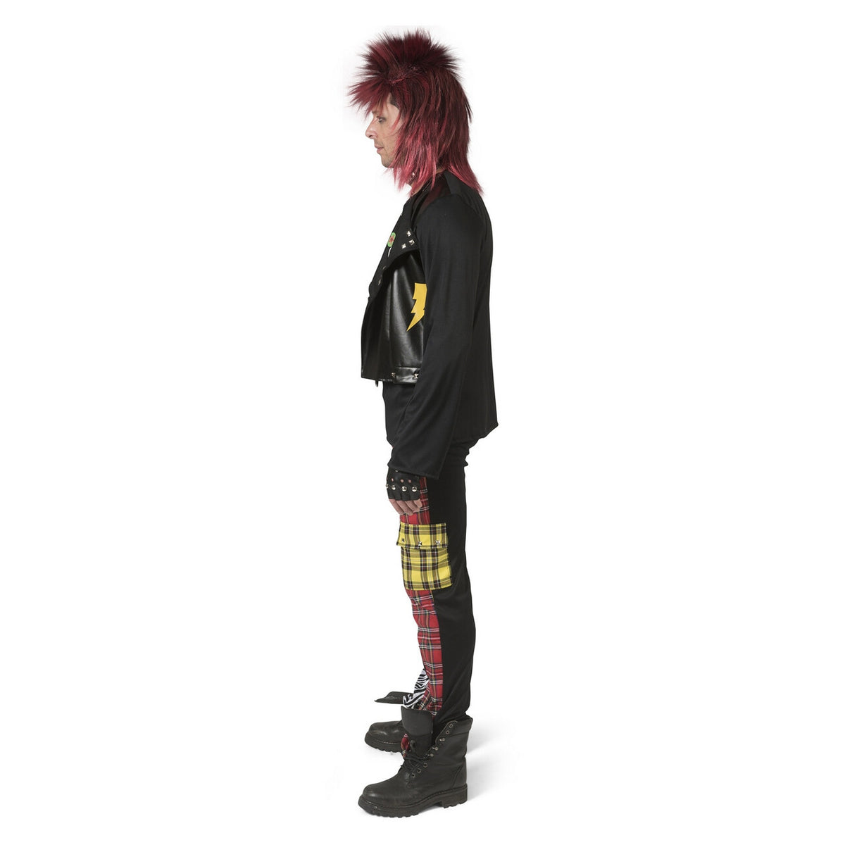 Op deze afbeelding zie je een Kostuums, van het merk Funny Fashion. Luidruchtige Punk Sid Man Kostuum
