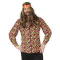 Chemise Disco Flower Power Fluo