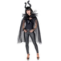 Cape Noire Magnifique En Tulle