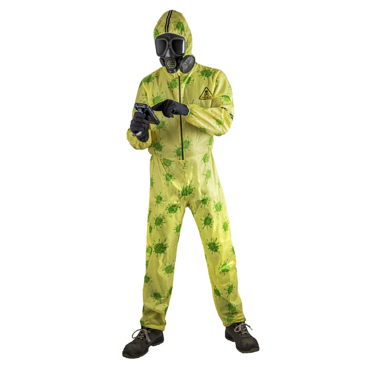 Op deze afbeelding zie je een Kostuums, van het merk Funny Fashion. Gemeen Virus Onderzoeker Man Kostuum